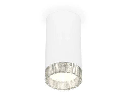 Светильник накладной XS8161010 Ambrella light белый 1 лампа, основание белое в стиле хай-тек круглый