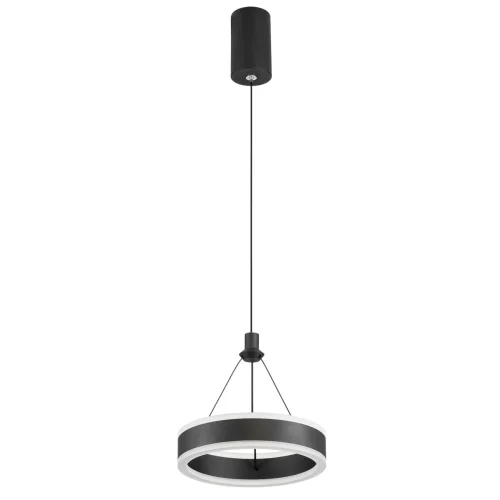 Светильник подвесной LED Дуэт CL719011 Citilux чёрный 1 лампа, основание чёрное в стиле современный хай-тек  фото 2