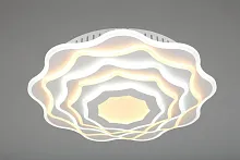 Люстра потолочная LED Mottola OML-09607-169 Omnilux белая на 1 лампа, основание белое в стиле хай-тек кольца