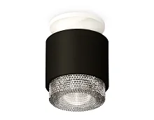 Светильник накладной Techno spot XS7511042 Ambrella light чёрный 1 лампа, основание чёрное в стиле хай-тек современный круглый
