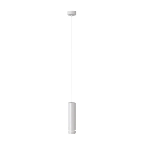 Светильник подвесной LED Orlo P085PL-12W3K-W Maytoni белый 1 лампа, основание белое в стиле современный хай-тек трубочки фото 2