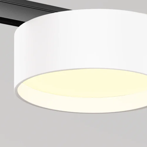 Трековый светильник Zon 3000К 12Вт 100° Magnetic track system Levity TR189-1-12W3K-BW Maytoni белый для шинопроводов серии Magnetic track system Levity белый чёрный фото 2