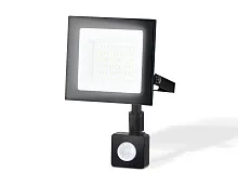 Прожектор LED ST8113 Ambrella light уличный IP65 чёрный на 1 лампу, плафон чёрный в стиле хай-тек современный LED