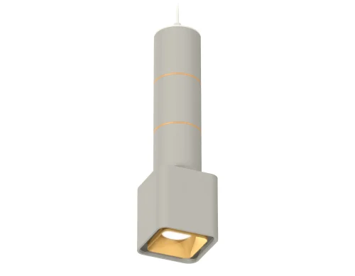 Светильник подвесной Techno spot XP7842010 Ambrella light серый 1 лампа, основание серое в стиле современный хай-тек 