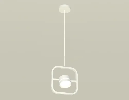Светильник подвесной XB9118152 Ambrella light белый 1 лампа, основание белое в стиле современный хай-тек 