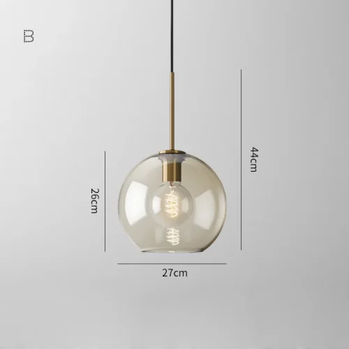 Светильник подвесной VILMO F 213943-26 ImperiumLoft янтарный на 1 лампу, основание латунь в стиле современный лофт фото 3 Светильник подвесной VILMO F 213943-26 ImperiumLoft янтарный на 1 лампу, основание латунь в стиле современный лофт фото 3