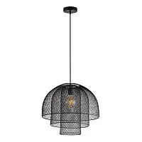 Светильник подвесной Castello A7064SP-1BK Arte Lamp чёрный на 1 лампу, основание чёрное в стиле лофт современный 