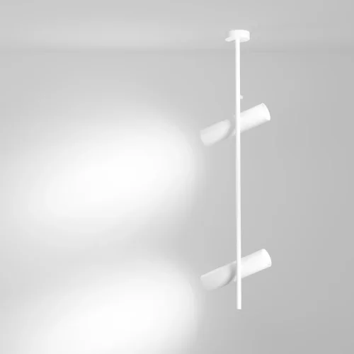 Светильник потолочный Elti C021CL-02W Maytoni белый 2 лампы, основание белое в стиле современный трубочки фото 6