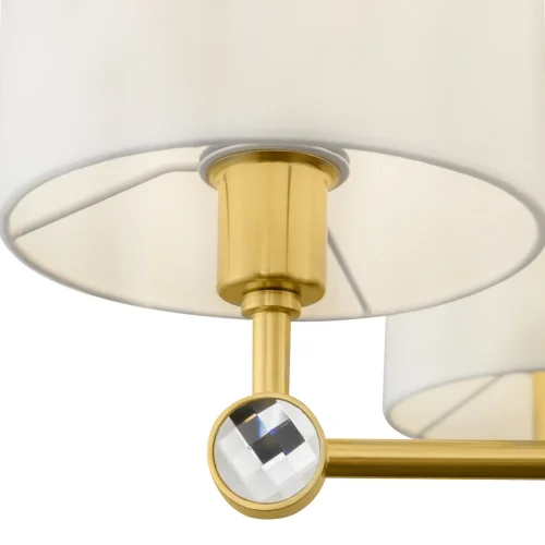 Люстра подвесная Alloro MOD088PL-06BS Maytoni белая на 6 ламп, основание латунь в стиле классика  фото 4