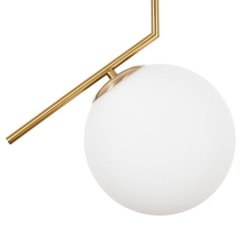 Светильник подвесной Pierre MR1161-1P MyFar белый 1 лампа, основание золотое в стиле современный лофт  фото 6