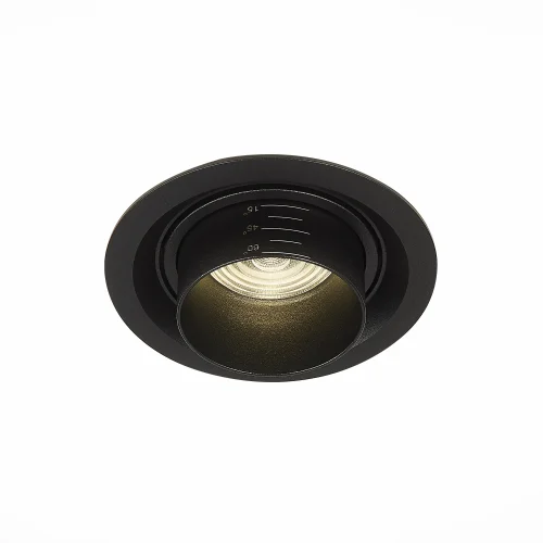 Светильник точечный LED ST701 ST701.448.12 ST-Luce чёрный 1 лампа, основание чёрное в стиле хай-тек 
