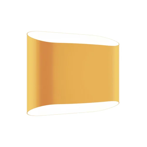 Бра Muro 808623 Lightstar янтарный жёлтый на 2 лампы, основание серое хром в стиле хай-тек арт-деко 