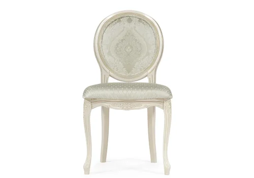 Деревянный стул Инои ткань soprano pearl / ромб / бежевое золото 615244 Woodville, бежевый/ткань, ножки/массив дерева/бежевый, размеры - *960**** фото 3