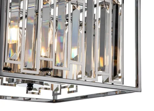 Люстра на штанге Valzer V000063 Indigo прозрачная на 4 лампы, основание хром в стиле современный  фото 2