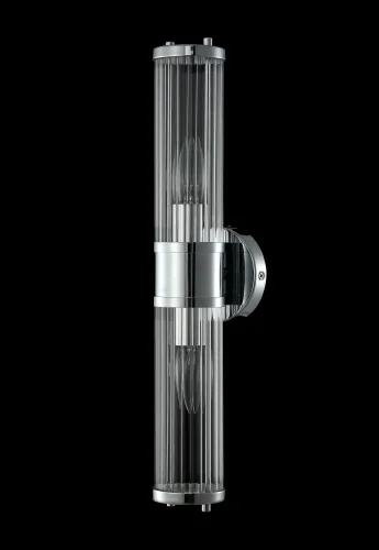 Бра SANCHO AP2 CHROME Crystal Lux прозрачный на 2 лампы, основание хром в стиле классический фото 3