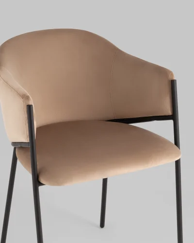 Стул Brace велюр капучино УТ000039129 Stool Group, /, ножки//, размеры - *780***560*560 фото 7