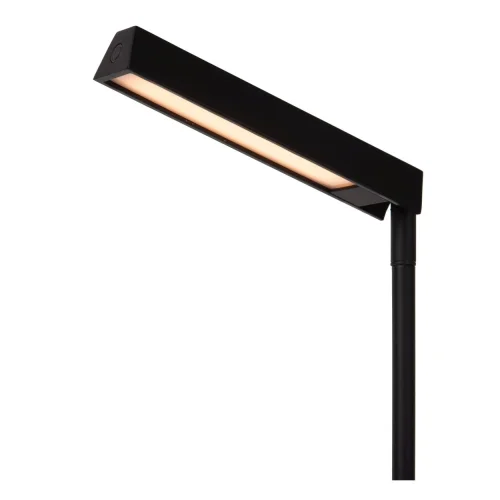 Настольная лампа офисная LED Lavale 44501/03/30 Lucide чёрная 1 лампа, основание чёрное металл в стиле современный минимализм  фото 4