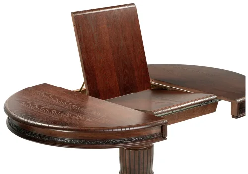 Стол деревянный Альфред орех / коричневая патина 450826 Woodville столешница орех из мдф шпон фото 5