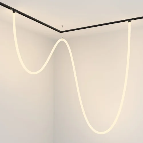 Трековый светильник подвесной LED Magnetic track system Exility Tau TR101-2-100W3K-B Maytoni белый для шинопроводов серии Magnetic track system Exility белый фото 4