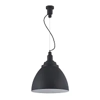 Светильник подвесной Bellevue P535PL-01B Maytoni чёрный 1 лампа, основание чёрное в стиле современный 