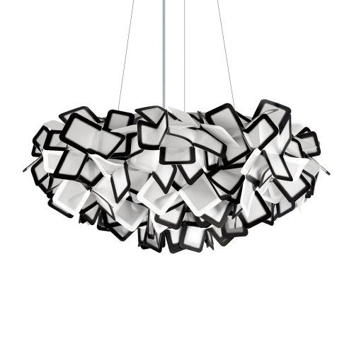 Люстра подвесная Слизия / Clizia 10231/780 Black LOFT IT чёрная белая на 5 ламп, основание в стиле фото 3