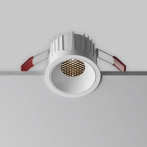 Светильник точечный LED Alfa LED DL043-01-15W3K-RD-W-1 Maytoni белый на 1 лампу, основание белое в стиле современный хай-тек круглый фото 2