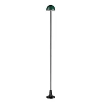 Ландшафтный светильник LED Verde 7122/4GL Odeon Light уличный IP65 чёрный серый на 1 лампу, плафон зелёный в стиле хай-тек LED