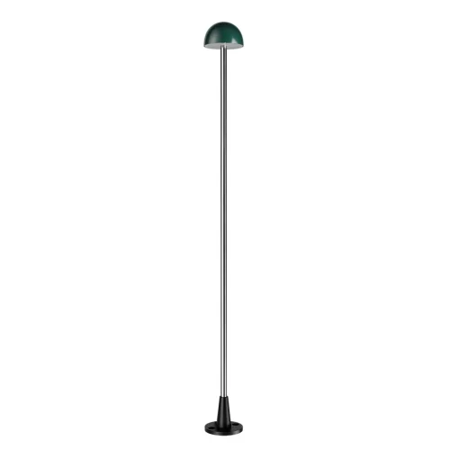 Ландшафтный светильник LED Verde 7122/4GL Odeon Light уличный IP65 чёрный серый на 1 лампу, плафон зелёный в стиле хай-тек LED