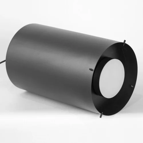 Светильник подвесной LED Milam LSP-7451 Lussole серый на 1 лампу, основание чёрное в стиле современный фото 4