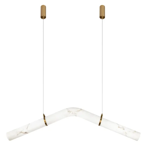 Светильник подвесной ЛЕД Либерти / Liberty acrylic 10551C LOFT IT бежевый на 1 лампу, основание бронзовое в стиле современный 