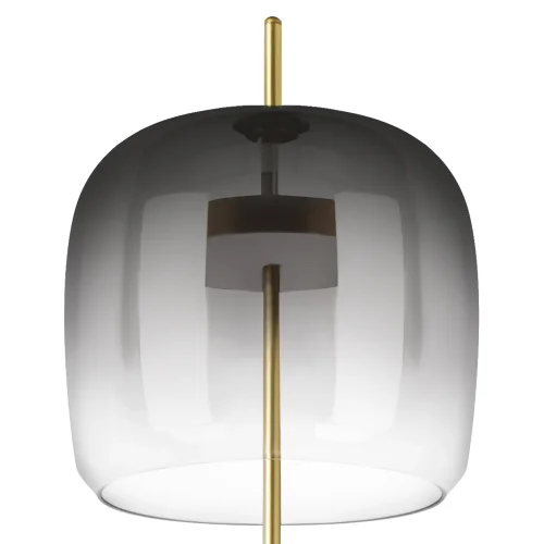 Торшер LED Cupola 804718 Lightstar  чёрный серый 1 лампа, основание золотое в стиле арт-деко
 фото 6