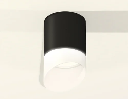 Светильник накладной Techno spot XS6302066 Ambrella light белый 1 лампа, основание чёрное в стиле современный круглый фото 3