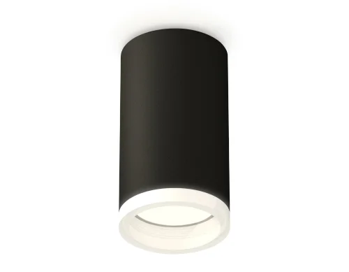 Светильник накладной Techno spot XS6323040 Ambrella light чёрный 1 лампа, основание чёрное в стиле современный круглый