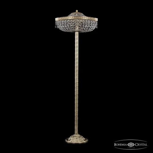 Торшер 19013T6/45IV-138 G Bohemia Ivele Crystal sp прозрачный 4 лампы, основание золотое в стиле классический

