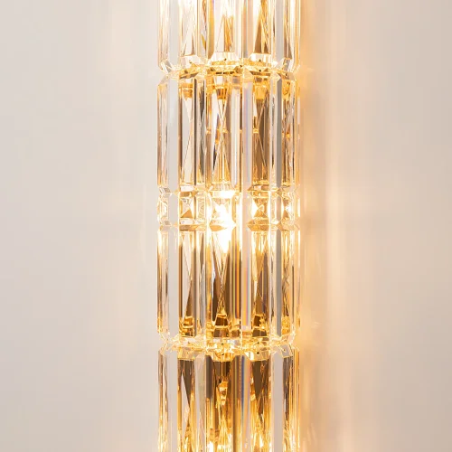 Бра Facet MOD094WL-03G Maytoni прозрачный на 3 лампы, основание золотое в стиле современный классический фото 4