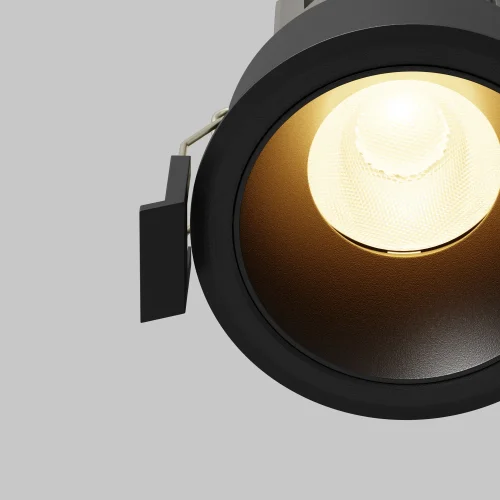 Светильник точечный LED Dip DL115-10W-3K-B Maytoni чёрный на 1 лампу, основание чёрное в стиле современный хай-тек круглый фото 4