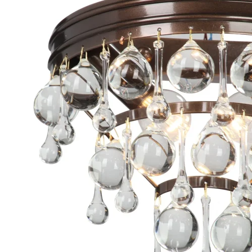 Бра V5865-7/2A Vitaluce прозрачный на 2 лампы, основание бронзовое в стиле классический современный фото 2 Бра V5865-7/2A Vitaluce прозрачный на 2 лампы, основание бронзовое в стиле классический современный фото 2