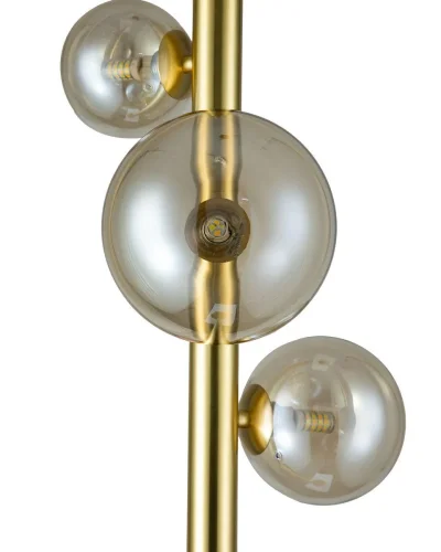 Торшер Canto V000251 Indigo  янтарный 4 лампы, основание золотое в стиле современный
 фото 2