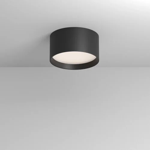 Светильник накладной LED Glare C091CL-12W4K-B Maytoni чёрный на 1 лампу, основание чёрное в стиле современный 