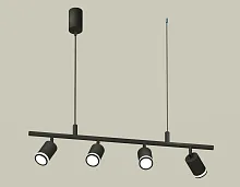 Светильник подвесной XB9002150 Ambrella light чёрный 4 лампы, основание чёрное в стиле хай-тек современный 