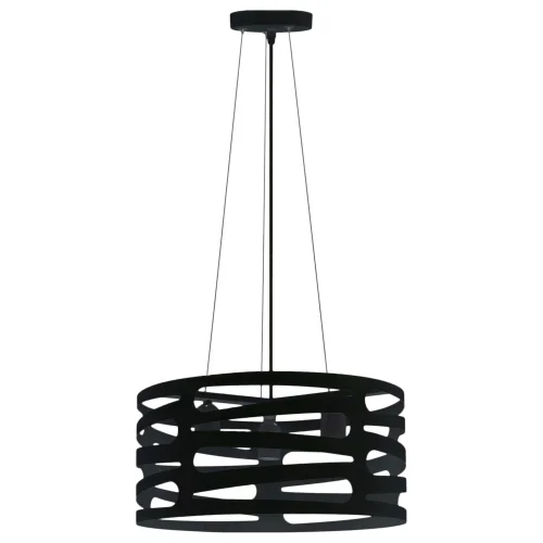 Светильник подвесной Laurel TL1167-3H1 Toplight чёрный на 3 лампы, основание чёрное в стиле современный 