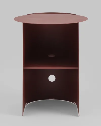 Журнальный столик Floire, металл, бордовый УТ000041883 Stool Group столешница из фото 7