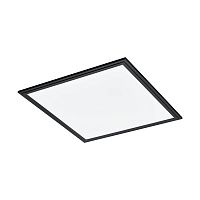 Светильник потолочный LED Salobrena 1 900818 Eglo белый 1 лампа, основание чёрное в стиле хай-тек современный квадраты