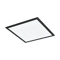Светильник потолочный LED Salobrena 1 900818 Eglo белый 1 лампа, основание чёрное в стиле хай-тек современный квадраты