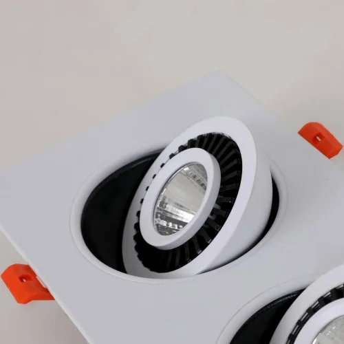 Светильник точечный LED Cardine 2417-2U Favourite белый на 2 лампы, основание белое в стиле современный фото 3