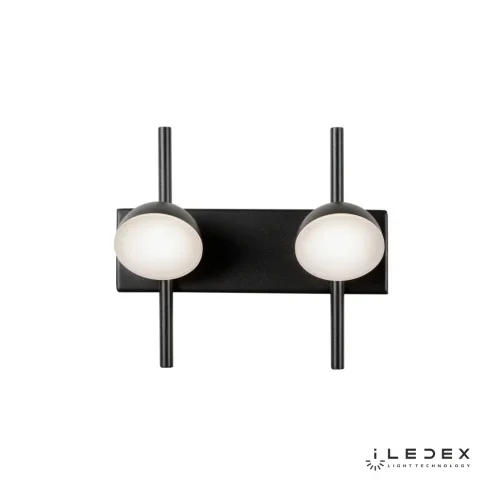 Бра LED Inefable X088206 6W BK iLedex чёрный белый на 1 лампа, основание чёрное в стиле современный хай-тек  фото 2