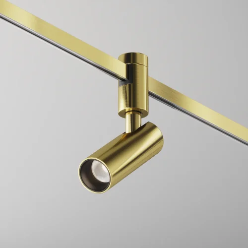 Трековый светильник Focus Led Flarity 4000K 5Вт 60° TR144-1-5W4K-W-BS Maytoni латунь для шинопроводов серии Focus LED латунь фото 3