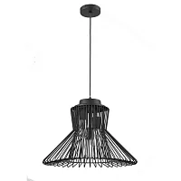 Светильник подвесной Alberto 441 VL5032P03 Vele Luce чёрный на 3 лампы, основание чёрное в стиле современный 