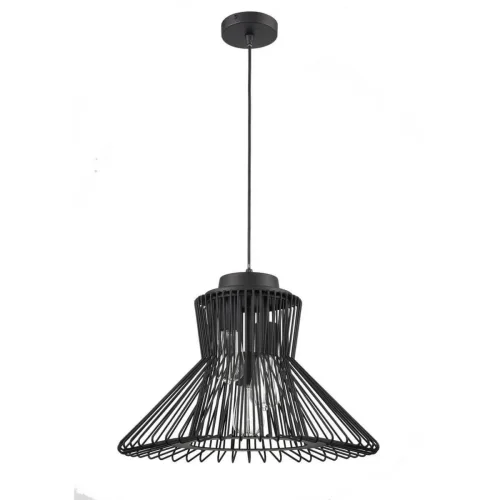 Светильник подвесной Alberto 441 VL5032P03 Vele Luce чёрный на 3 лампы, основание чёрное в стиле современный 