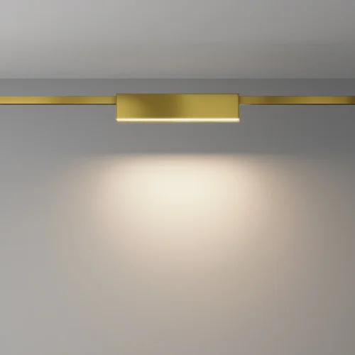 Трековый светильник LED Magnetic trаck system Flarity TR151-1-12W3K-BS Maytoni латунь для шинопроводов серии Magnetic trаck system Flarity латунь фото 4
